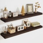 Floating Oak Shelf